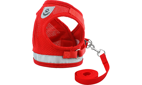 Reflective Dog Harness Vest with Matching Leash