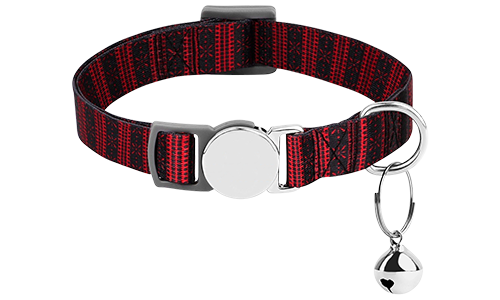 Breakaway Cat Collar with Metalic Buckle