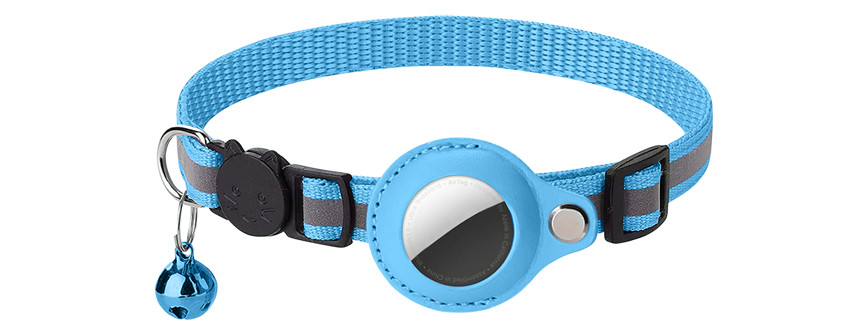 Reflective Breakaway Cat Collar with AirTag Holder